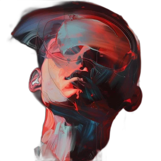 face, mask, crown, jacket transparent PNG cut-out