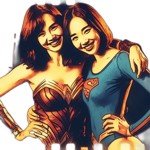 comic book art, cartoon, concept art, photorealistic transparent PNG cut-out