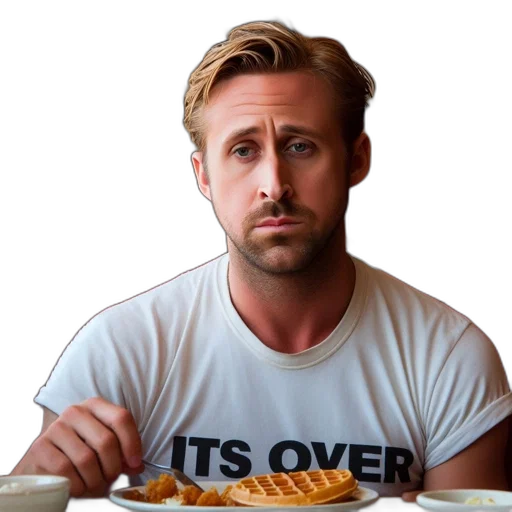 face, food, jacket, hair transparent PNG cut-out
