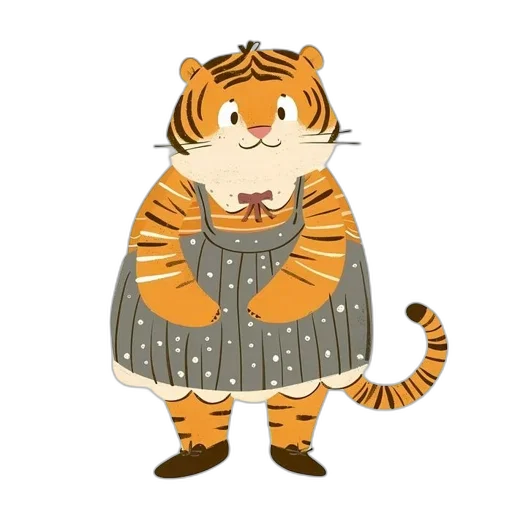 animal, dress, concept art, cartoon transparent PNG cut-out