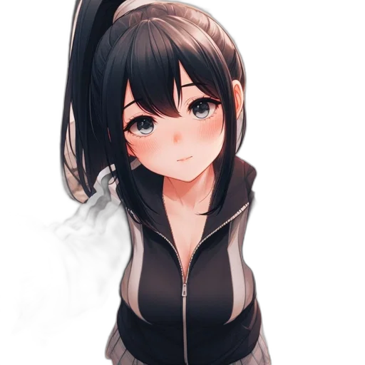 dress, jacket, staff, face transparent PNG cut-out
