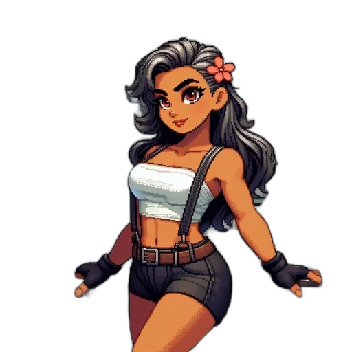 pixel art, concept art, cartoon, comic book art transparent PNG cut-out