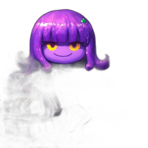 mask, creature, hair, weapon transparent PNG cut-out