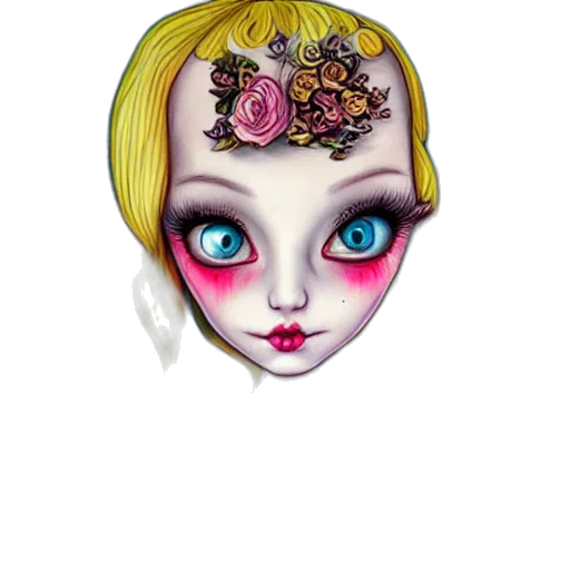 jewelry, crown, face, fantasy art transparent PNG cut-out