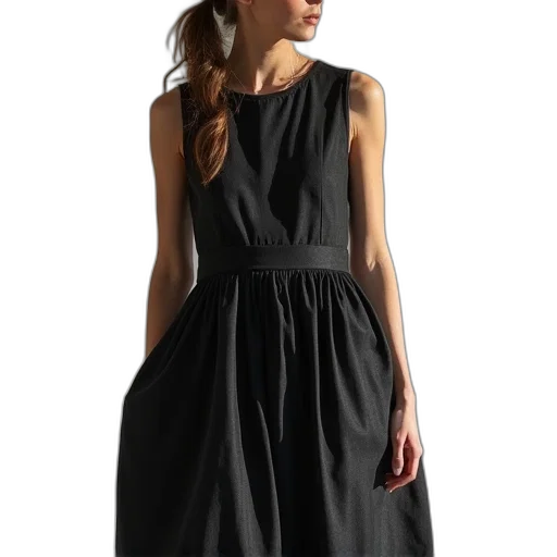 dress, dark, monochrome, earth tones transparent PNG cut-out