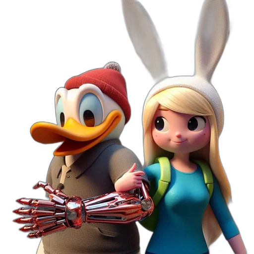 weapon, mask, animal, 3d render transparent PNG cut-out