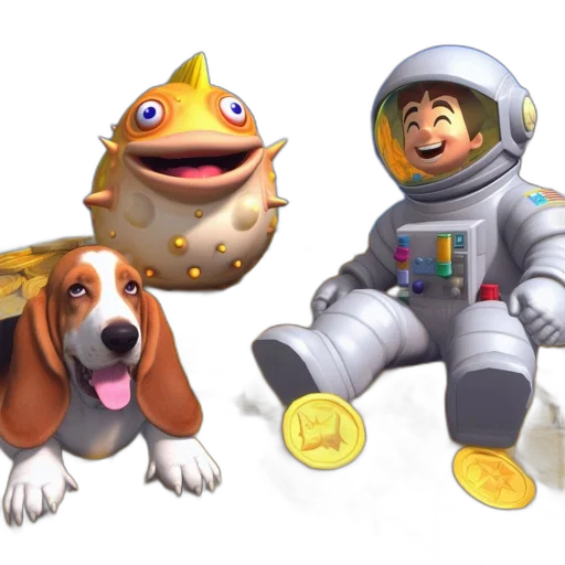 concept art, 3d render, outer space, animated transparent PNG cut-out