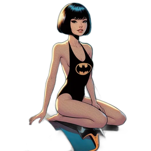 comic book art, concept art, cartoon, fantasy art transparent PNG cut-out