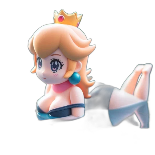 crown, dress, 3d render, concept art transparent PNG cut-out