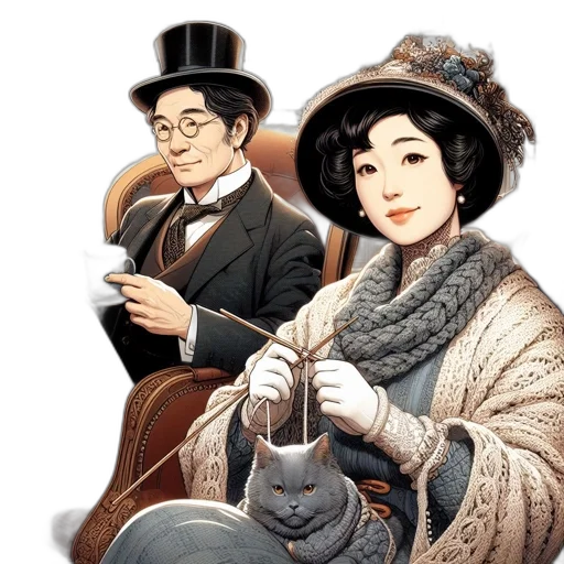 hat, staff, jewelry, concept art transparent PNG cut-out