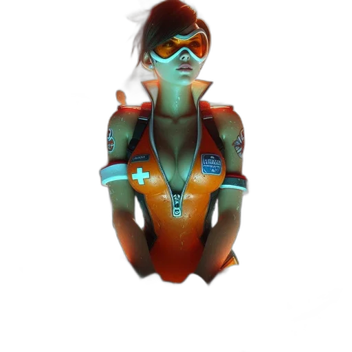 robot, staff, mask, jewelry transparent PNG cut-out
