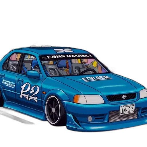 car, photorealistic, 3d render, concept art transparent PNG cut-out