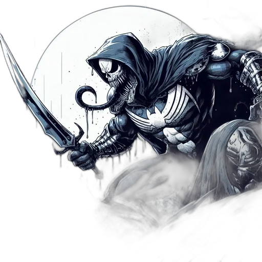 sword, weapon, mask, concept art transparent PNG cut-out