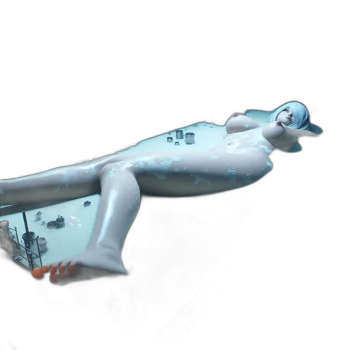 robot, staff, weapon, creature transparent PNG cut-out