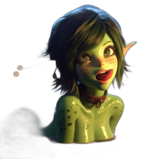 creature, face, staff, mask transparent PNG cut-out