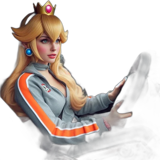 crown, staff, dress, robot transparent PNG cut-out