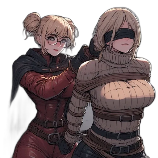 jacket, mask, weapon, staff transparent PNG cut-out