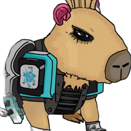 robot, animal, staff, creature transparent PNG cut-out