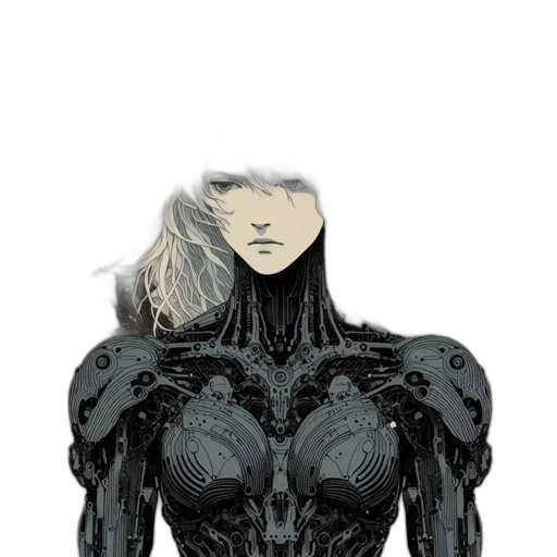 robot, dress, creature, mask transparent PNG cut-out