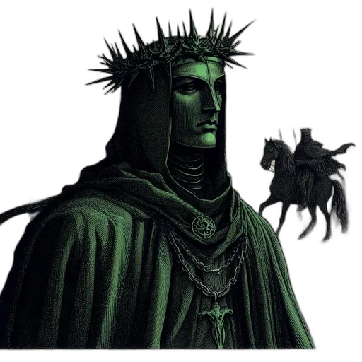 staff, crown, creature, concept art transparent PNG cut-out