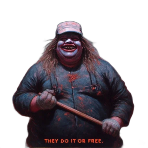 mask, creature, staff, jacket transparent PNG cut-out