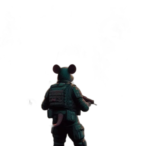 jacket, weapon, staff, animal transparent PNG cut-out