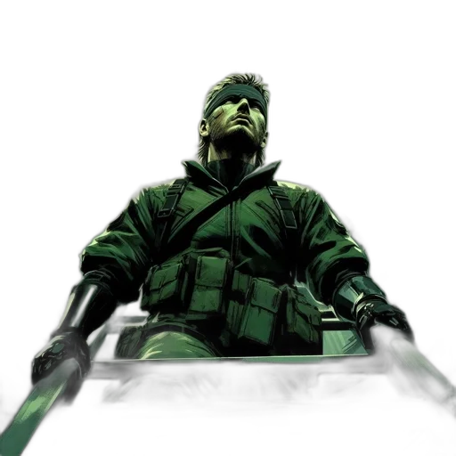 jacket, weapon, mask, concept art transparent PNG cut-out