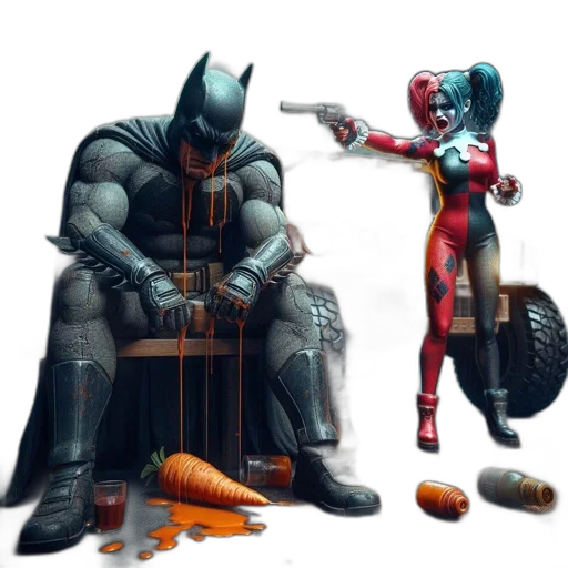 concept art, comic book art, fantasy art, 3d render transparent PNG cut-out