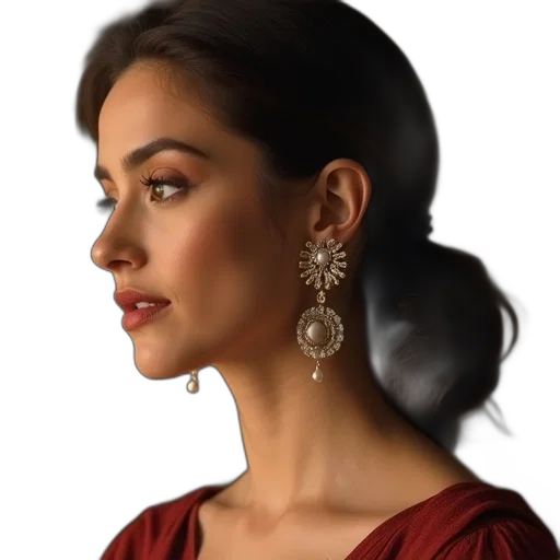 jewelry, crown, face, dress transparent PNG cut-out
