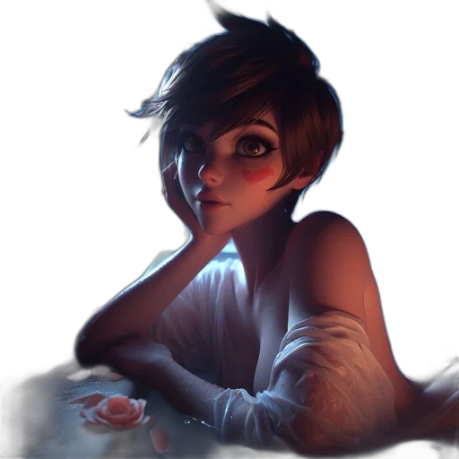 face, dress, staff, robot transparent PNG cut-out