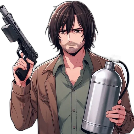 weapon, anime, cartoon, concept art transparent PNG cut-out