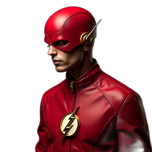 comic book art, concept art, photorealistic, flash transparent PNG cut-out