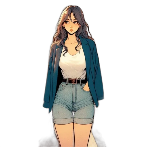 dress, jacket, concept art, pixel art transparent PNG cut-out