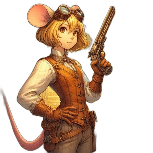 staff, weapon, animal, jacket transparent PNG cut-out