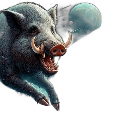 animal, creature, concept art, photorealistic transparent PNG cut-out