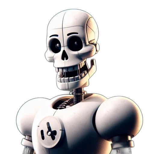 robot, animal, 3d render, concept art transparent PNG cut-out