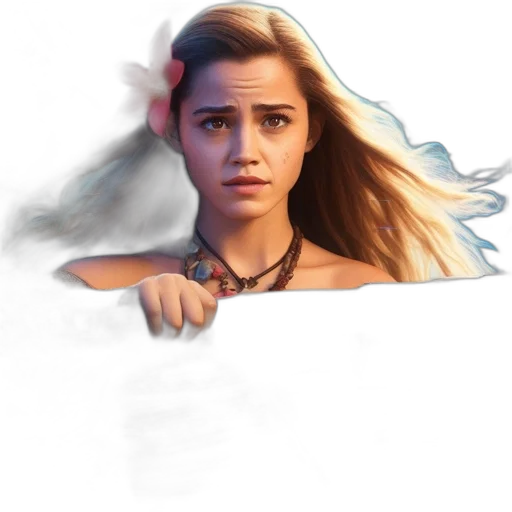 face, hair, jewelry, creature transparent PNG cut-out