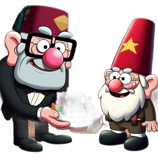 hat, concept art, cartoon, 3d render transparent PNG cut-out