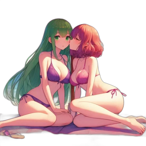 concept art, anime, pixel art, watercolor transparent PNG cut-out
