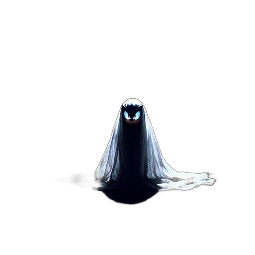 hair, dress, mask, creature transparent PNG cut-out