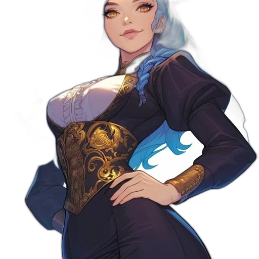 dress, staff, jacket, crown transparent PNG cut-out
