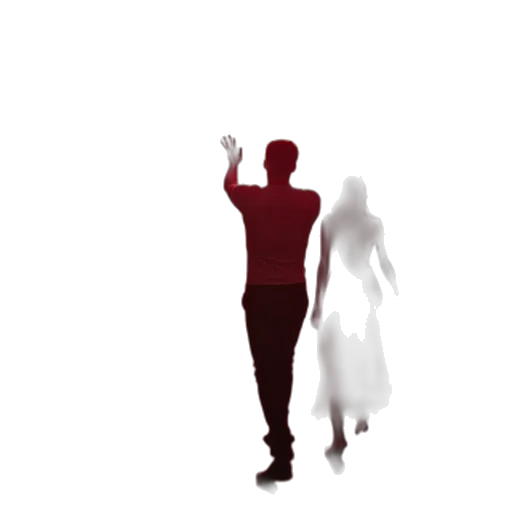 dress, staff, robot, 3d render transparent PNG cut-out