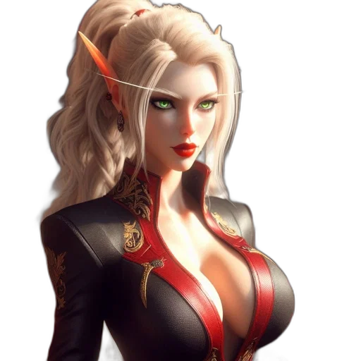 dress, fantasy art, concept art, comic book art transparent PNG cut-out