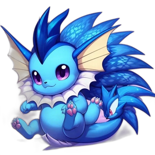 dragon, creature, staff, animal transparent PNG cut-out