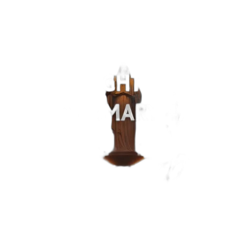 bottle, staff, crown, weapon transparent PNG cut-out
