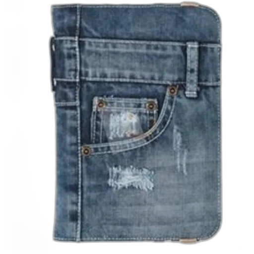 jacket, denim-style, tablet, case transparent PNG cut-out