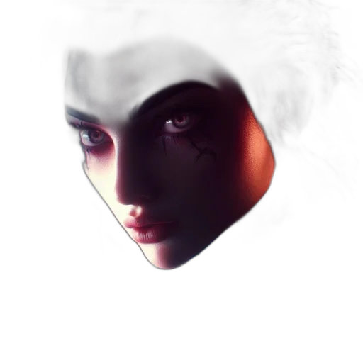 face, mask, crown, creature transparent PNG cut-out
