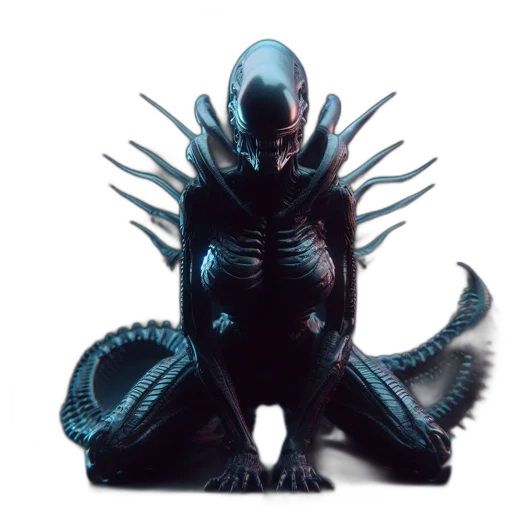 creature, dragon, animal, 3d render transparent PNG cut-out
