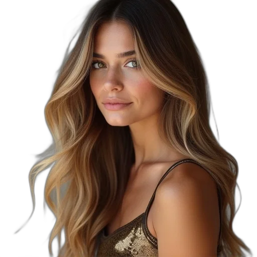 hair, face, dress, crown transparent PNG cut-out