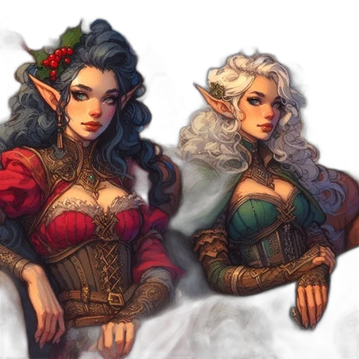 fantasy art, concept art, pixel art, watercolor transparent PNG cut-out